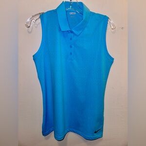 NWT - Nike Vibrant Blue Dri-Fit Sleeveless Top Size Small